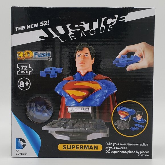 DC Comics Justice League Superman 3D Puzzle 72 Pieces The New 52 (LAST ONE) - Picture 1 of 5